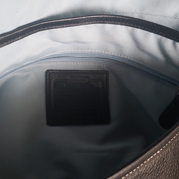 Black coach purse